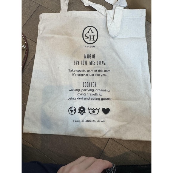 Ash Paquito Sandals Womens Size 8.5 Beige Fringe Gladiator Leather Studded Zip - Picture 9 of 14